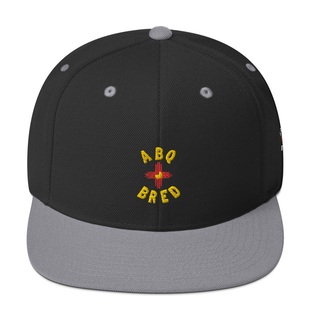 ABQ Bred - Yellow Red Snapback Hat