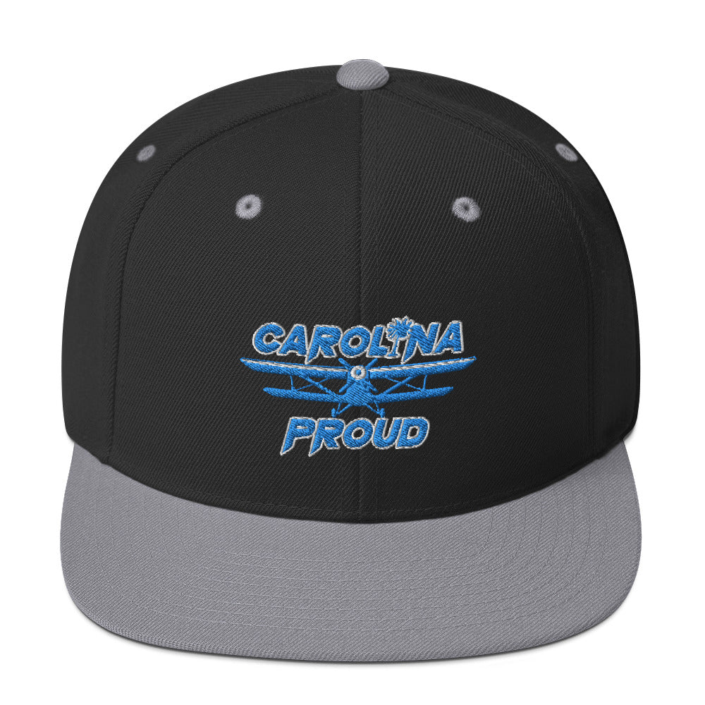 Carolina Proud Blue Stitch Snapback Hat