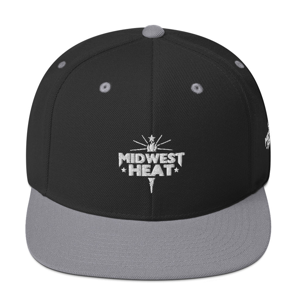 Midwest Heat - White Torch Snapback Hat
