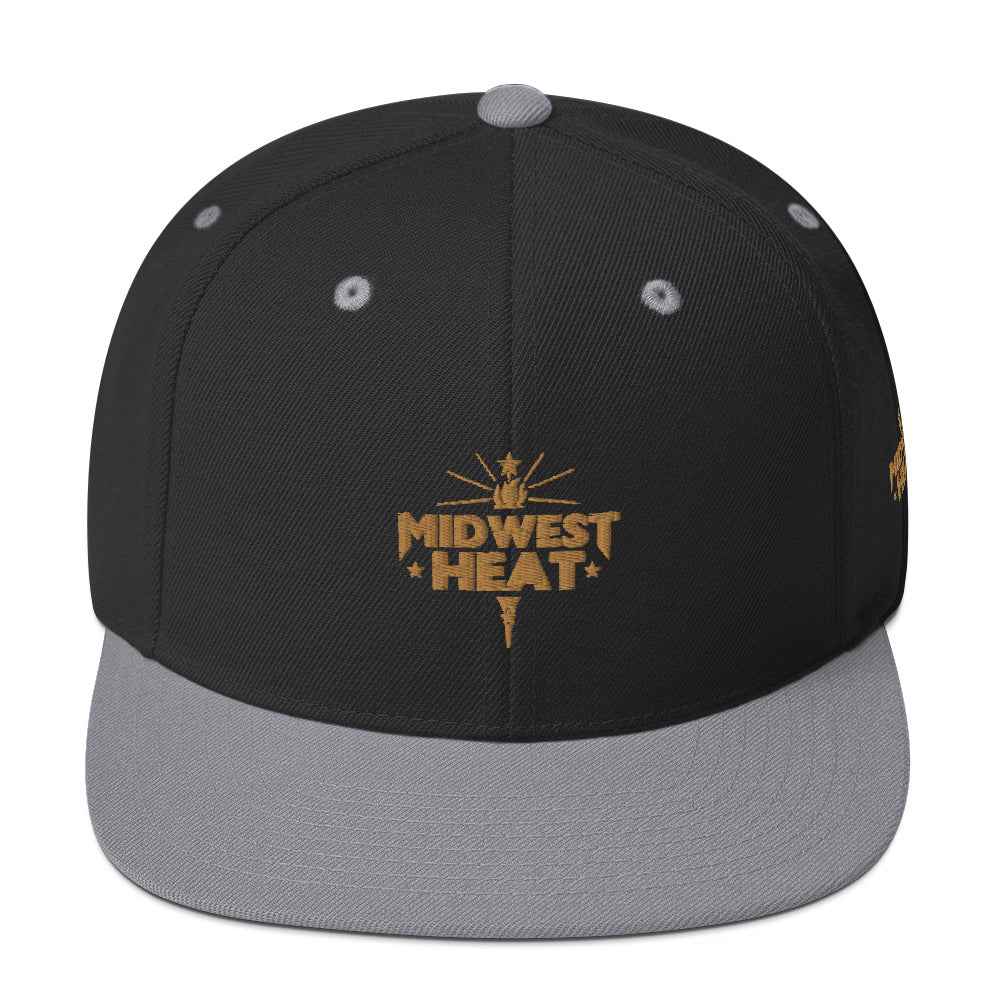 Midwest Heat - Gold Torch Snapback Hat