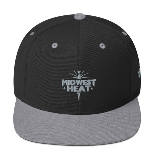 Midwest Heat - Gray Torch Snapback Hat