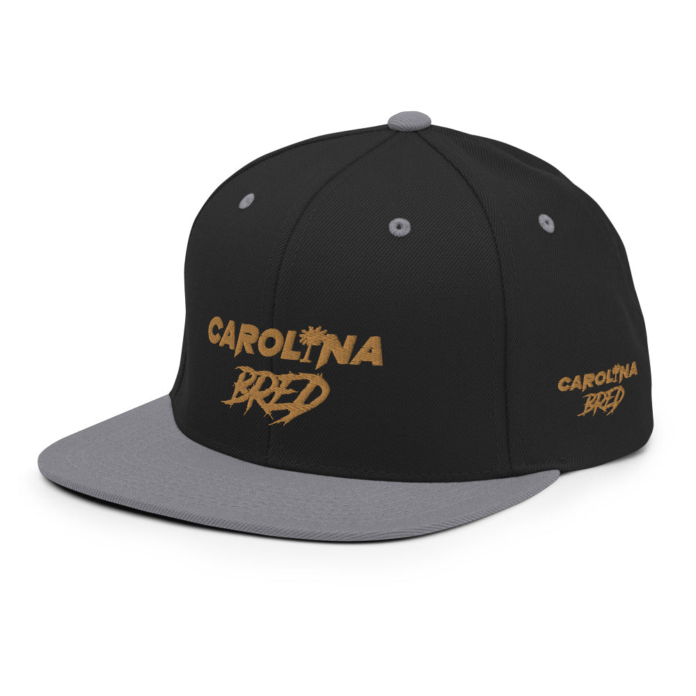 Carolina Bred - Gold Trim Snapback Hat *