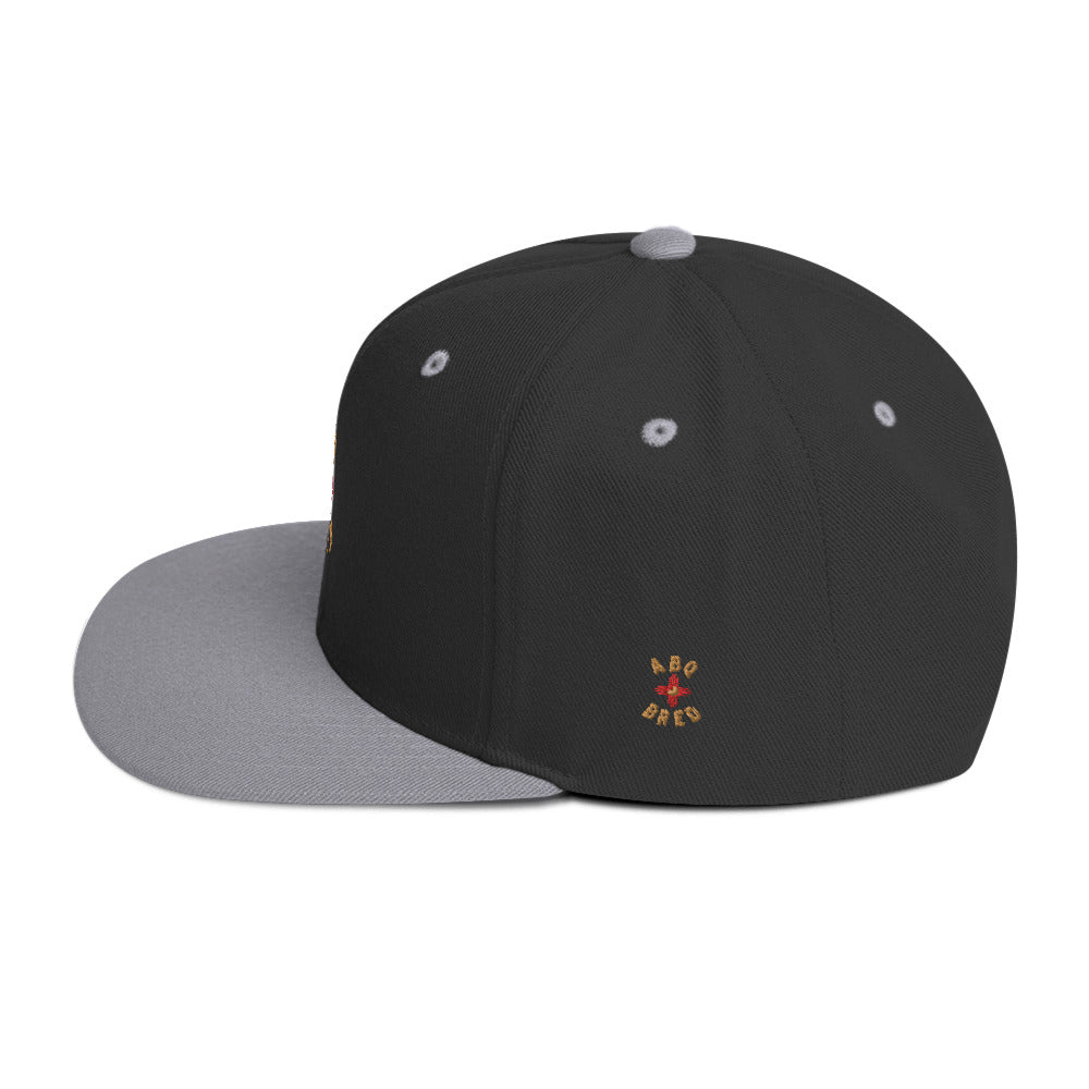 ABQ Bred - Gold Red Snapback Hat