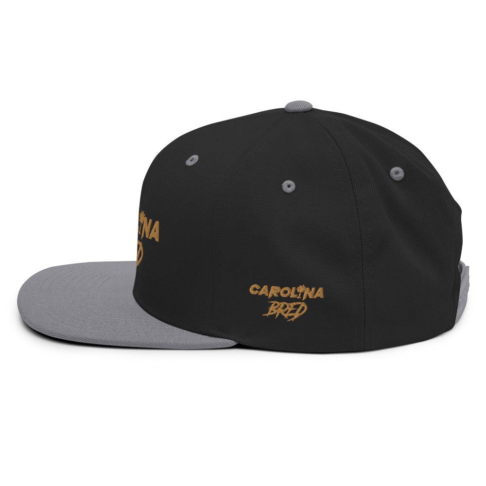 Carolina Bred - Gold Trim Snapback Hat *