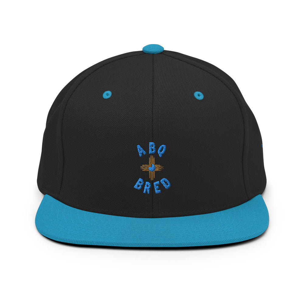 ABQ Bred - Blue Gold Snapback Hat *