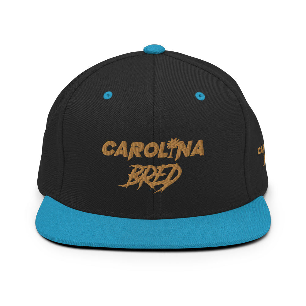 Carolina Bred - Gold Trim Snapback Hat *
