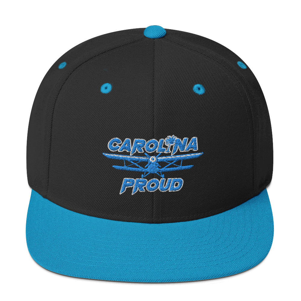 Carolina Proud Blue Stitch Snapback Hat