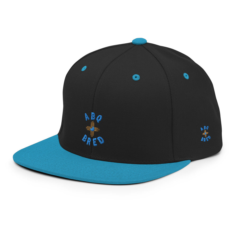 ABQ Bred - Blue Gold Snapback Hat *