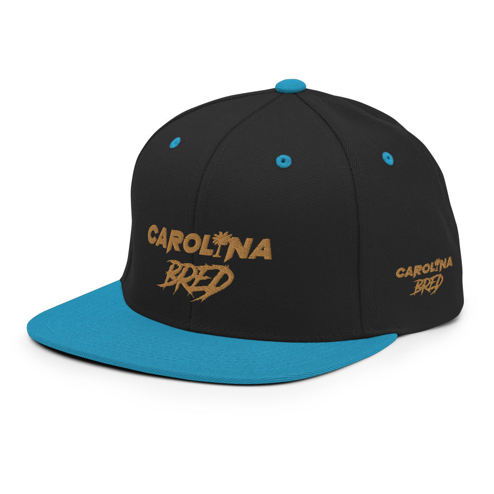 Carolina Bred - Gold Trim Snapback Hat *