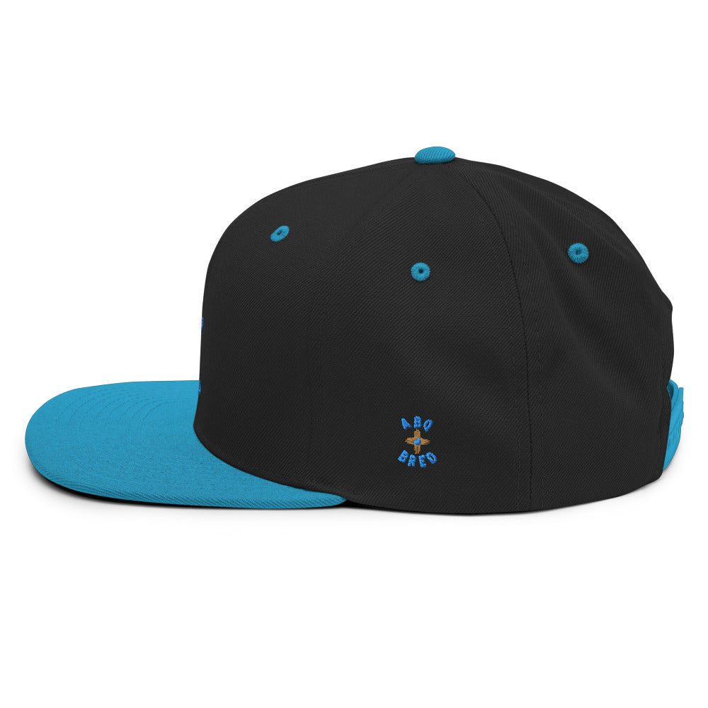 ABQ Bred - Blue Gold Snapback Hat *