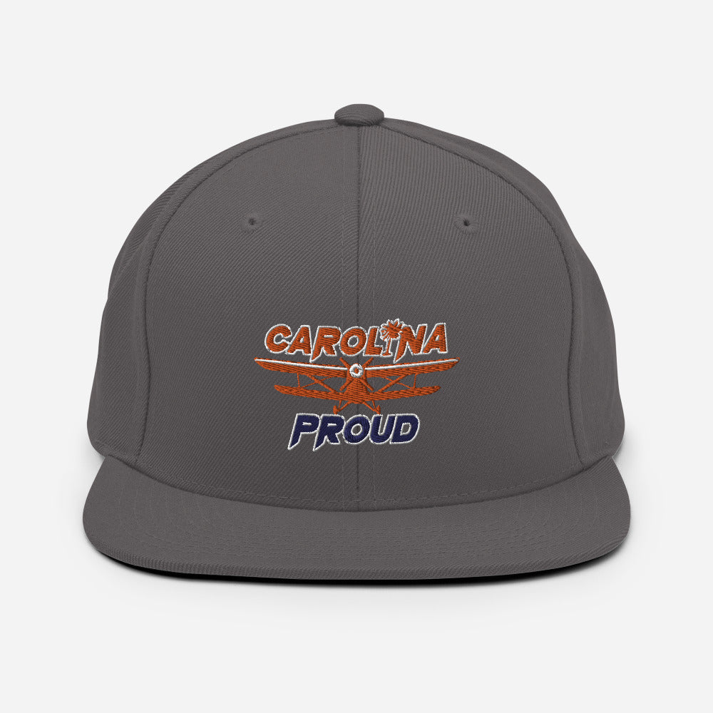 Carolina Proud Orange/Blue Snapback Hat