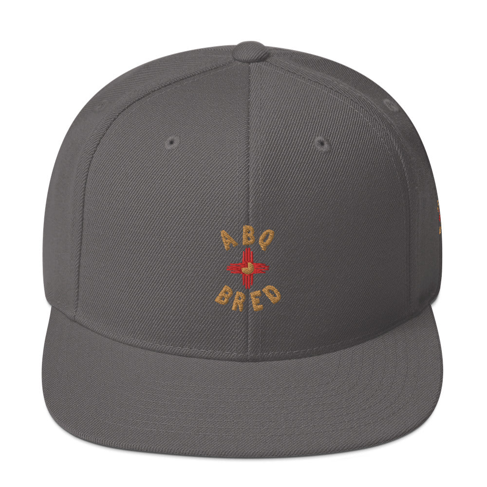 ABQ Bred - Gold Red Snapback Hat