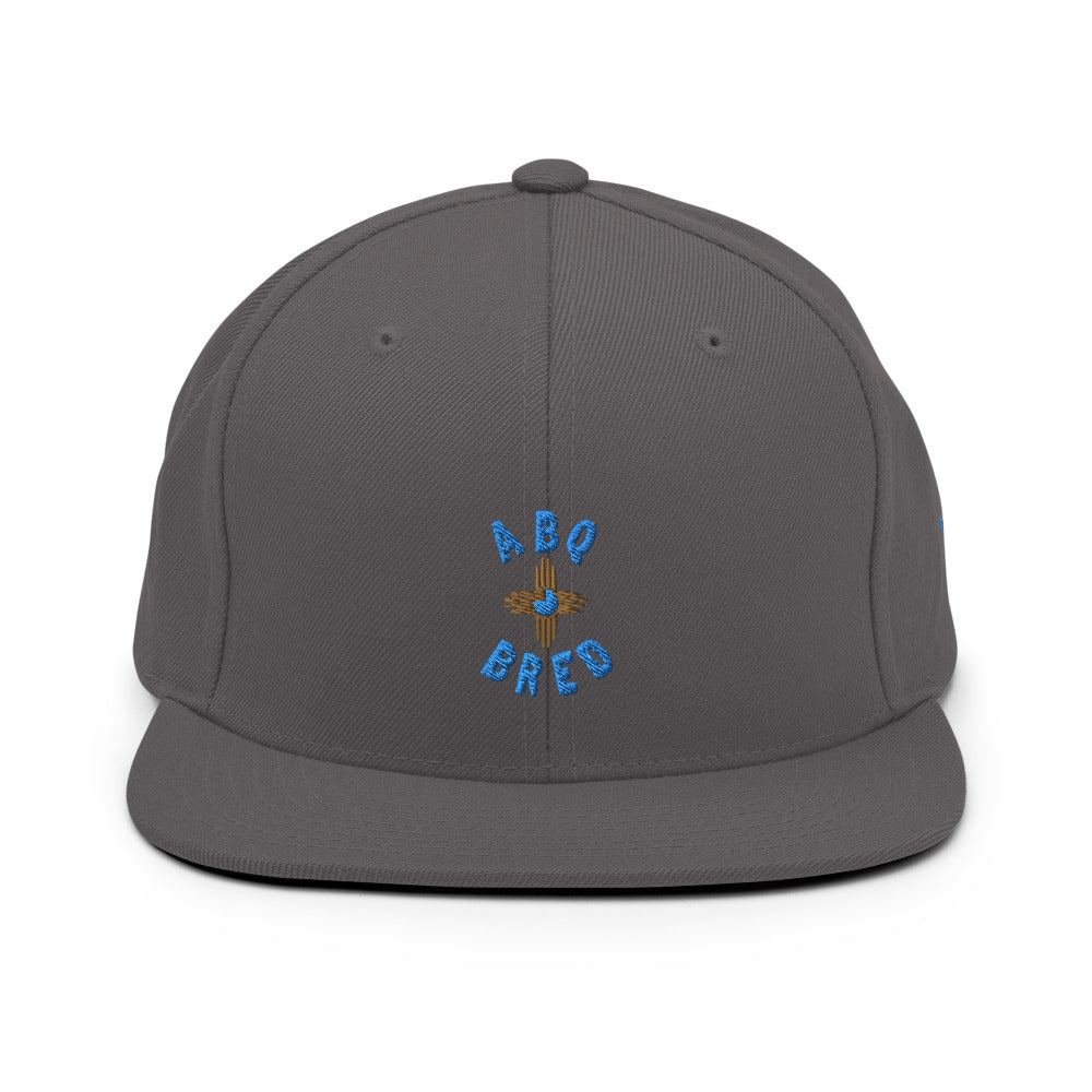 ABQ Bred - Blue Gold Snapback Hat *