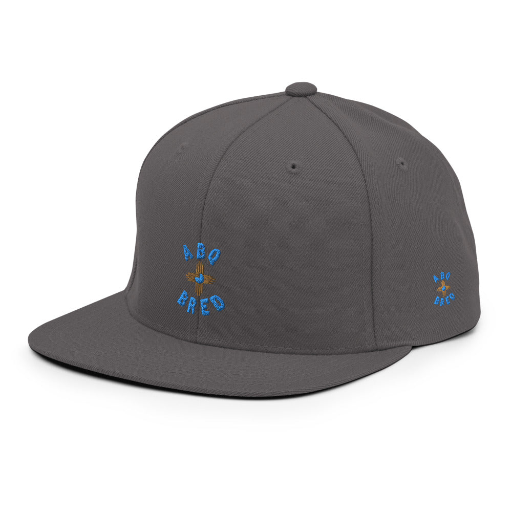 ABQ Bred - Blue Gold Snapback Hat *