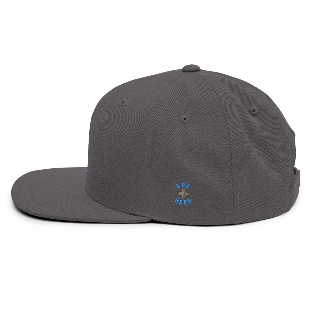 ABQ Bred - Blue Gold Snapback Hat *