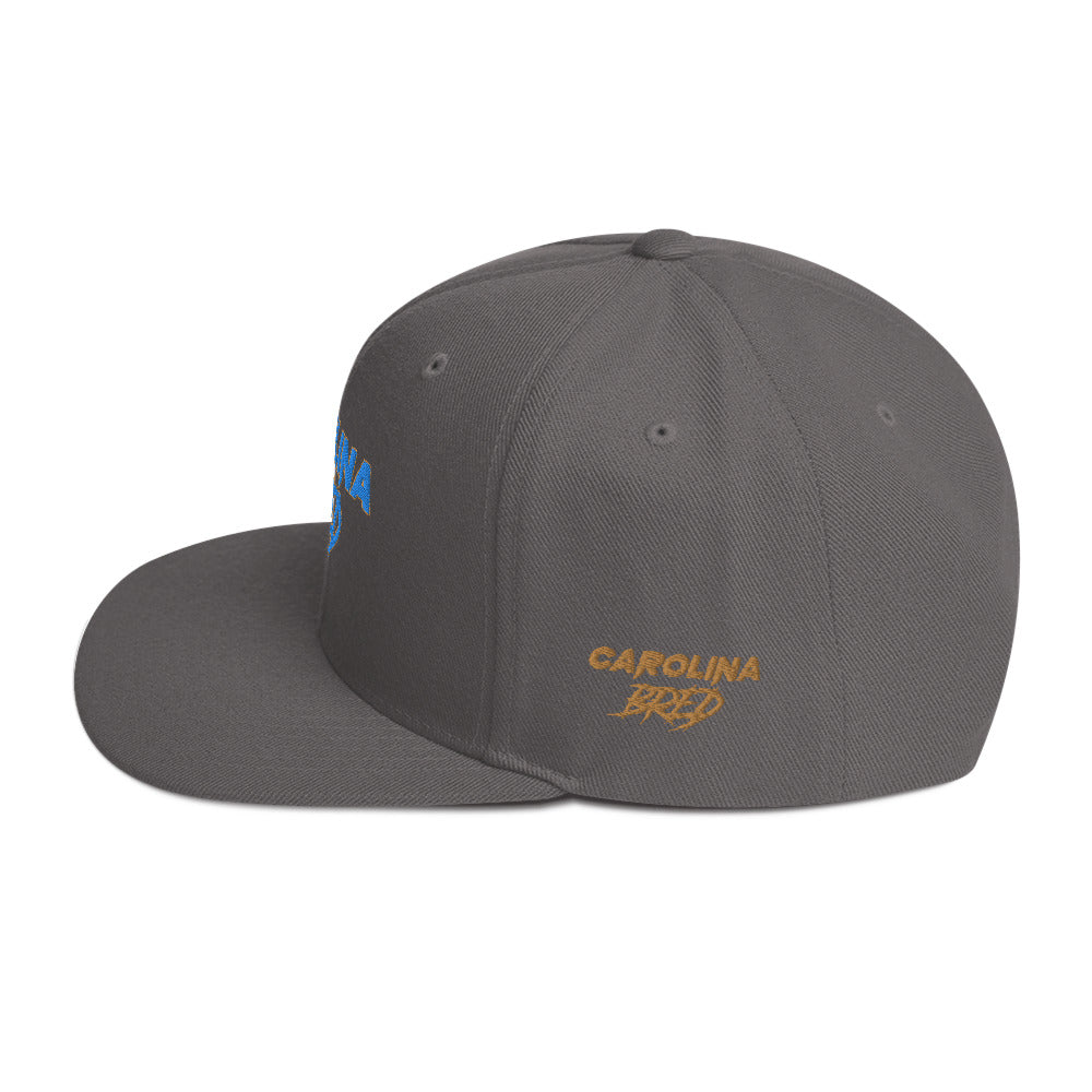 Carolina Bred - Sky Blue Trim Snapback Hat