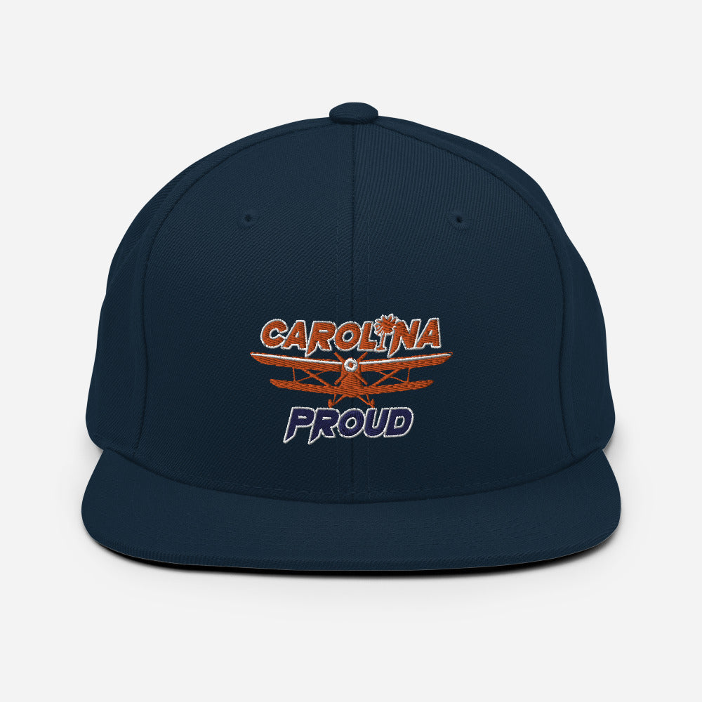 Carolina Proud Orange/Blue Snapback Hat