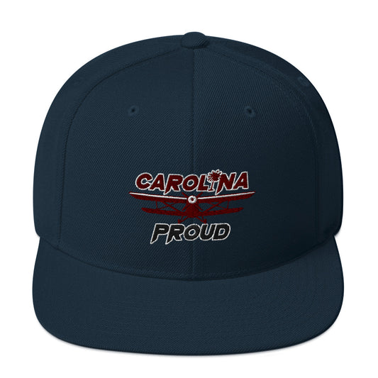 Carolina Proud Burgundy/Black Snapback Hat