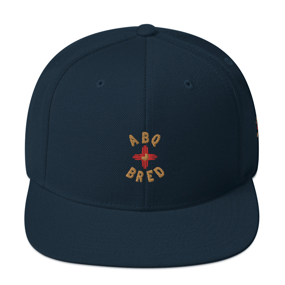 ABQ Bred - Gold Red Snapback Hat