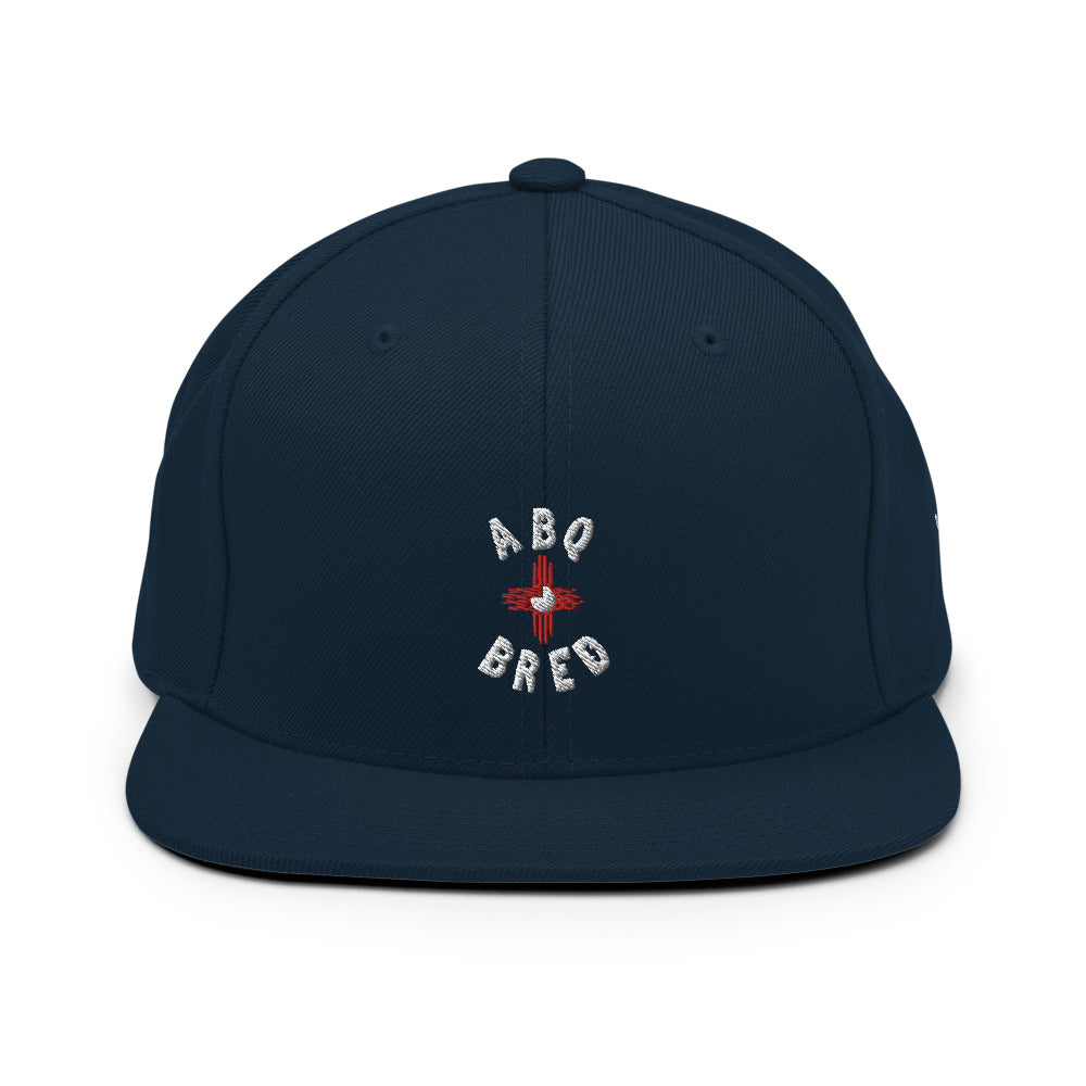 ABQ Bred - White Red Snapback Hat