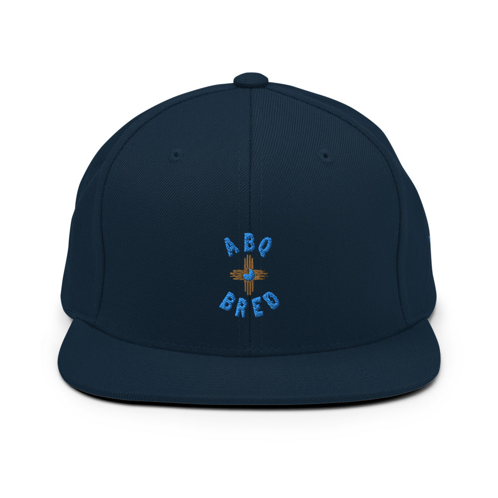 ABQ Bred - Blue Gold Snapback Hat *