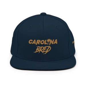 Open image in slideshow, Carolina Bred - Gold Trim Snapback Hat *
