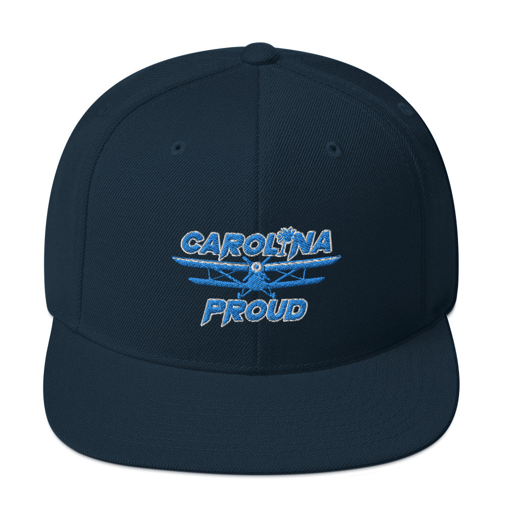Carolina Proud Blue Stitch Snapback Hat