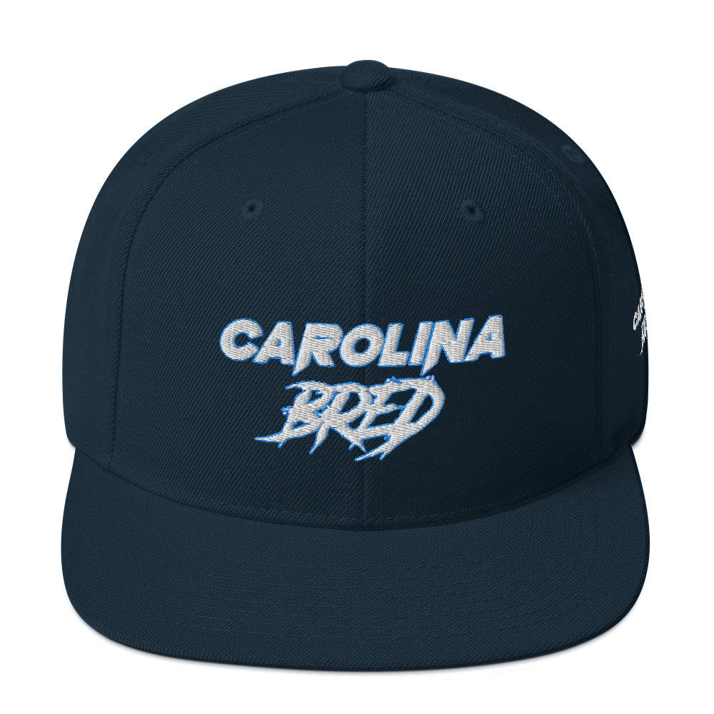 Carolina Bred - White Trim Snapback Hat