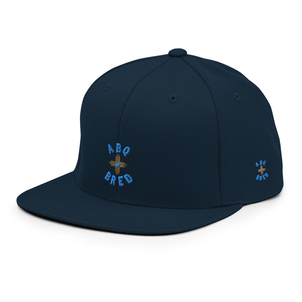 ABQ Bred - Blue Gold Snapback Hat *