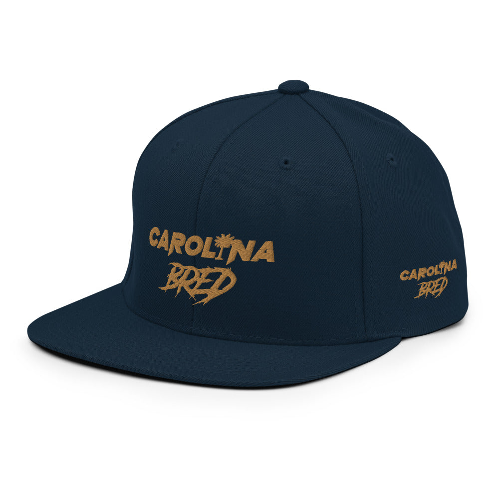 Carolina Bred - Gold Trim Snapback Hat *