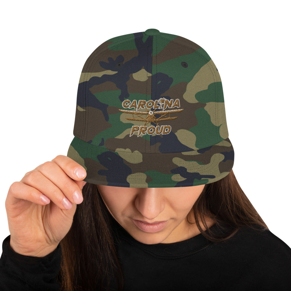 Carolina Proud Gold/Blue Snapback Hat
