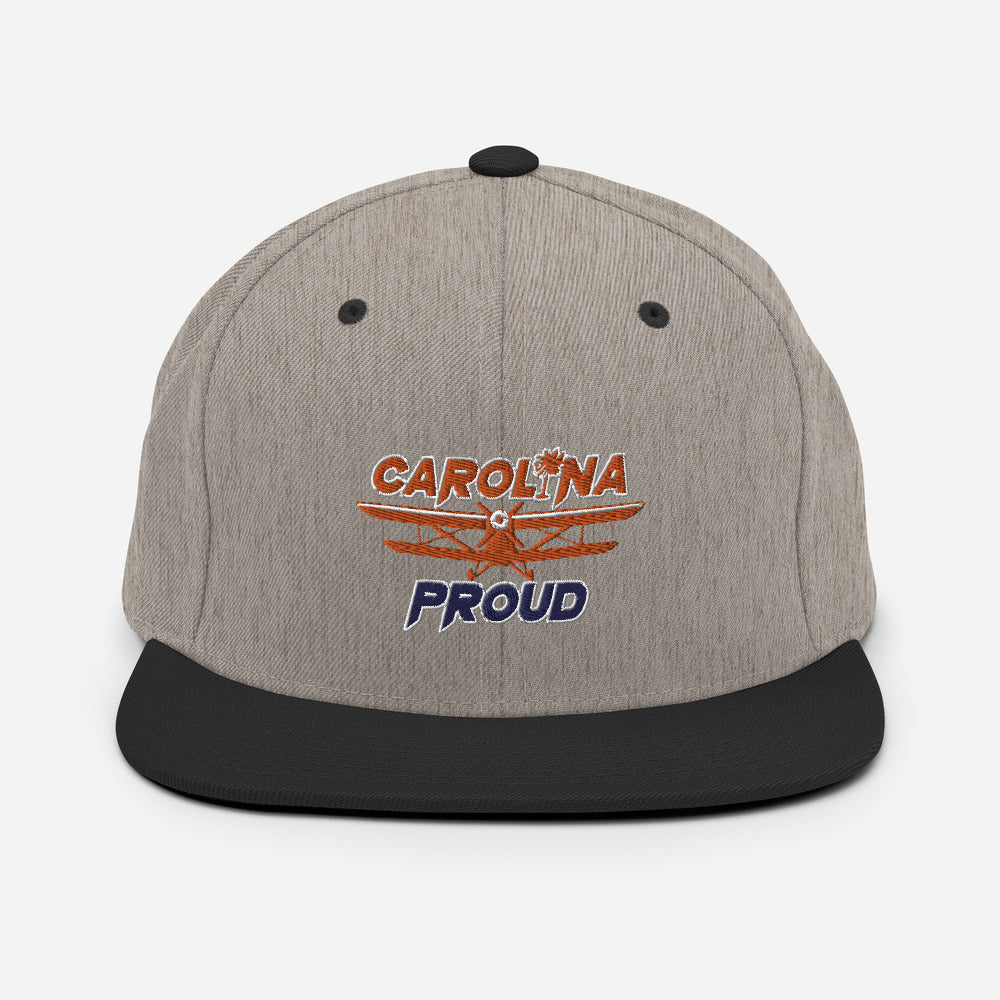 Carolina Proud Orange/Blue Snapback Hat