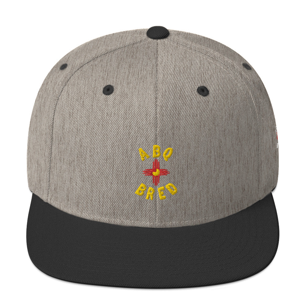 ABQ Bred - Yellow Red Snapback Hat