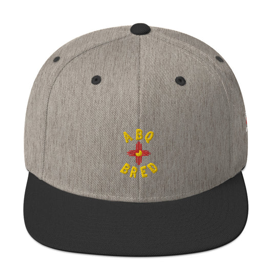 ABQ Bred - Yellow Red Snapback Hat
