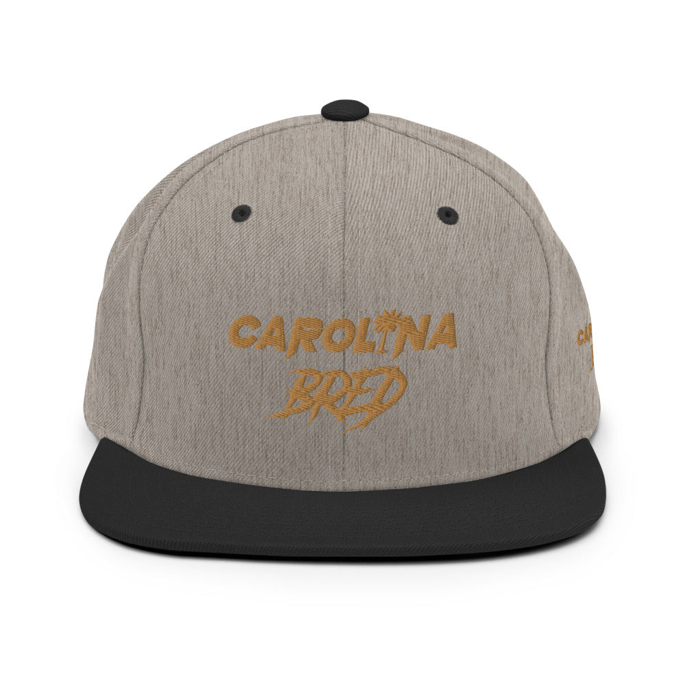 Carolina Bred - Gold Trim Snapback Hat *