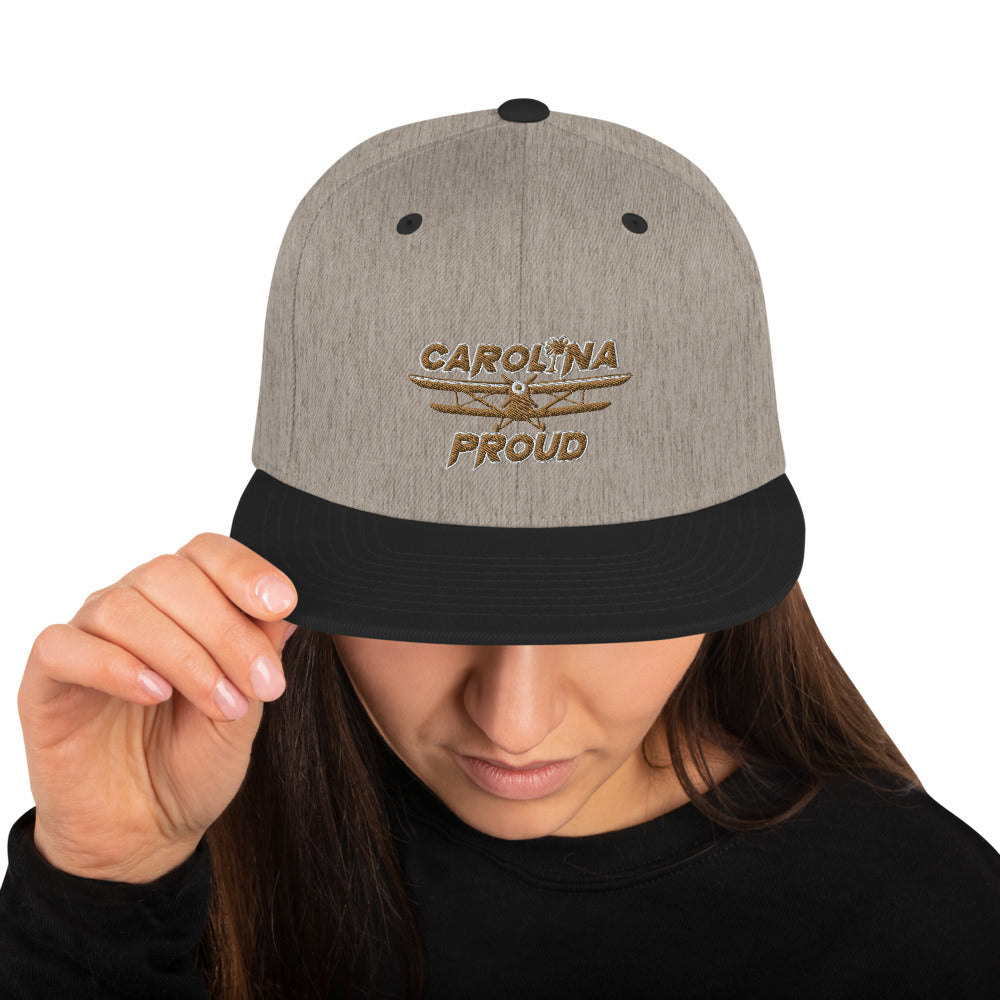 Carolina Proud Gold/Blue Snapback Hat