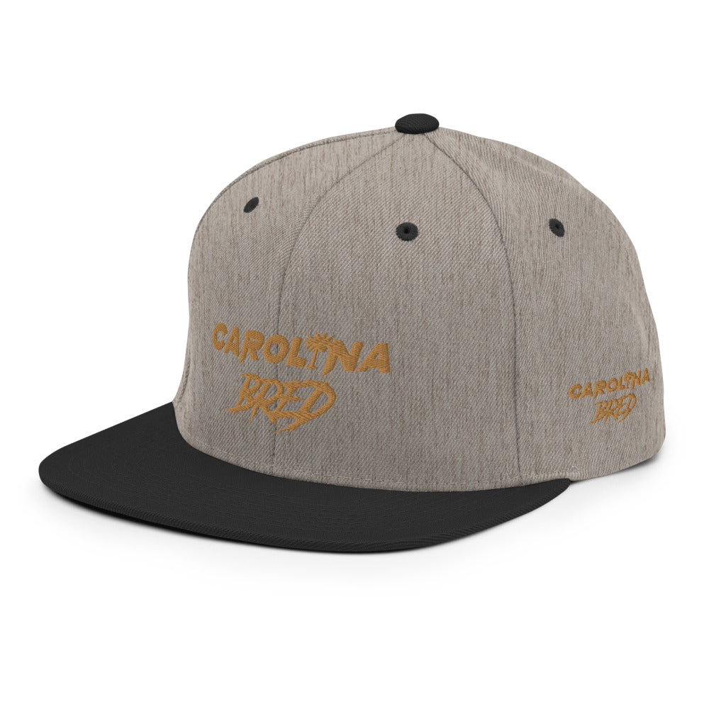 Carolina Bred - Gold Trim Snapback Hat *