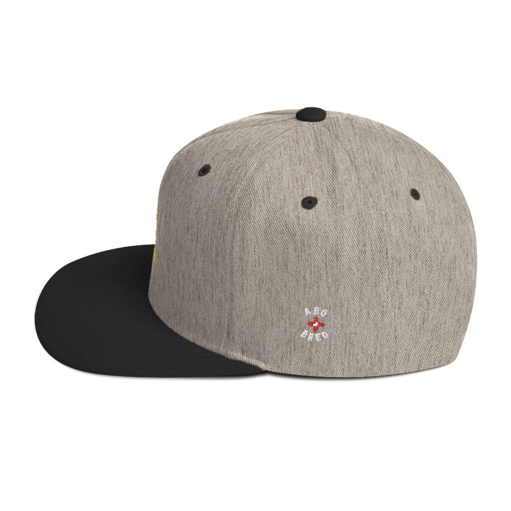ABQ Bred - Yellow Red Snapback Hat