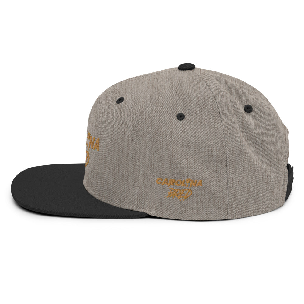 Carolina Bred - Gold Trim Snapback Hat *