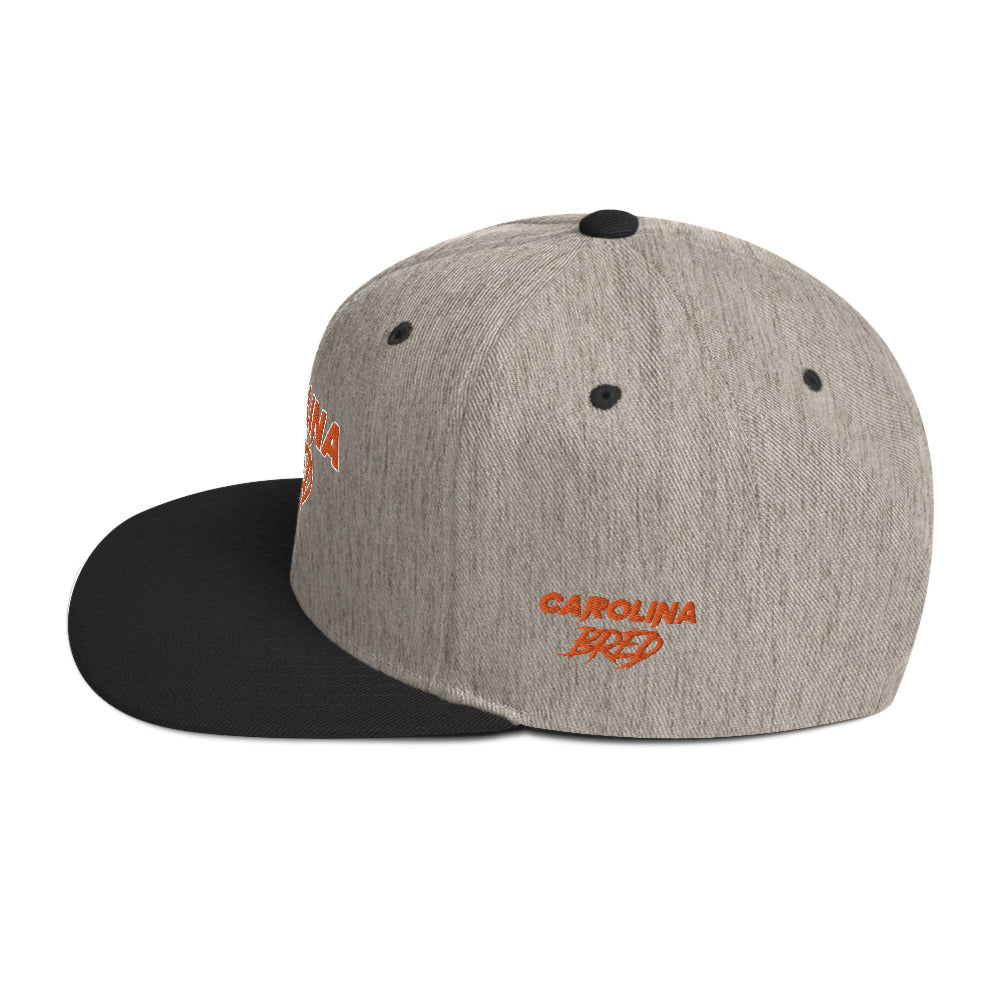 Carolina Bred - Orange Trim Snapback Hat