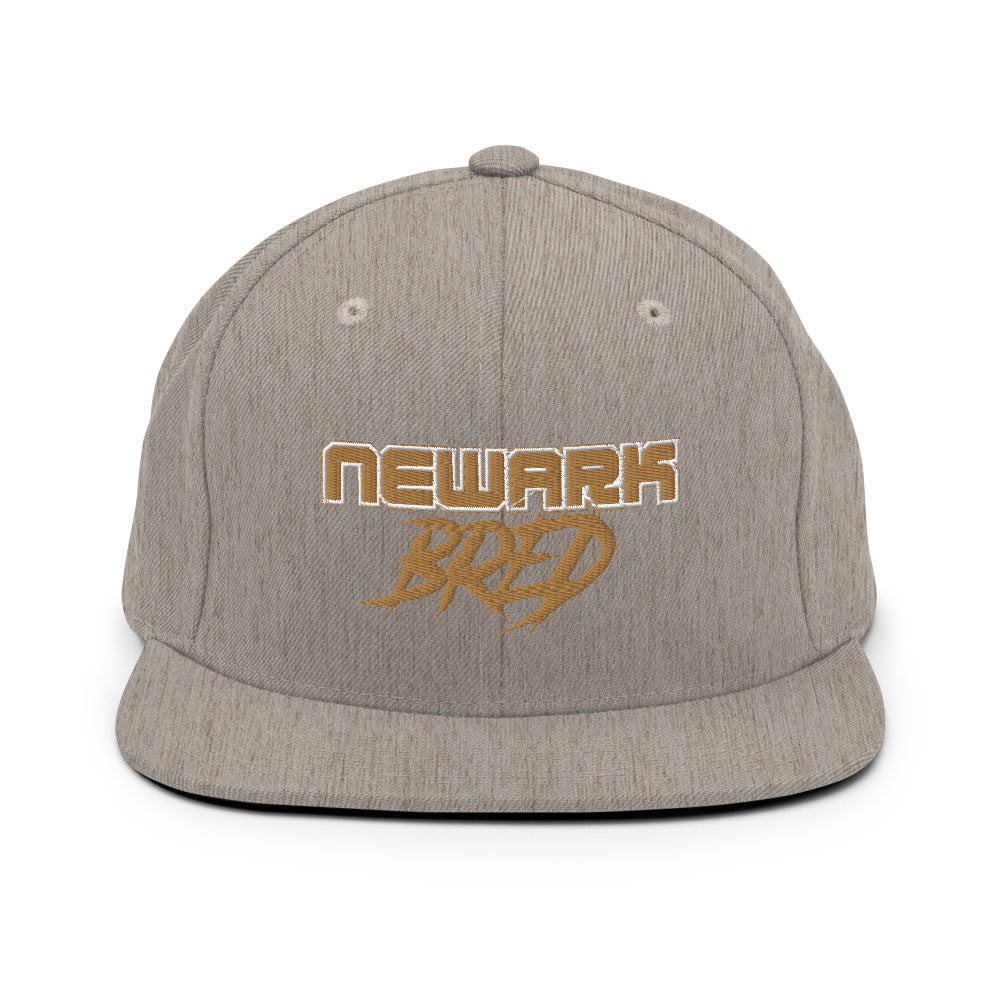 Newark Bred Snapback Hat Gold