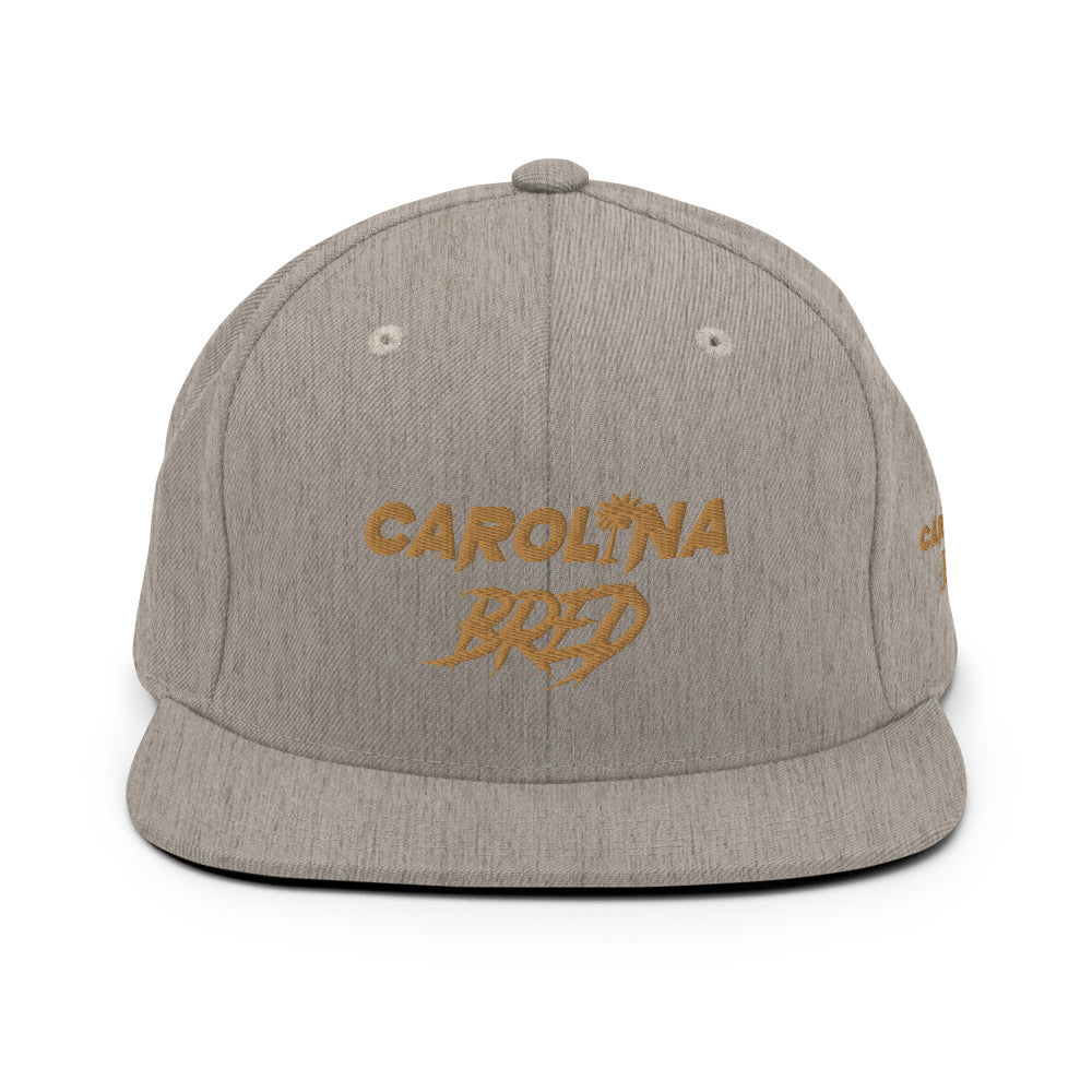 Carolina Bred - Gold Trim Snapback Hat *