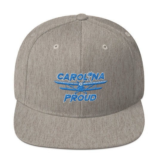 Carolina Proud Blue Stitch Snapback Hat