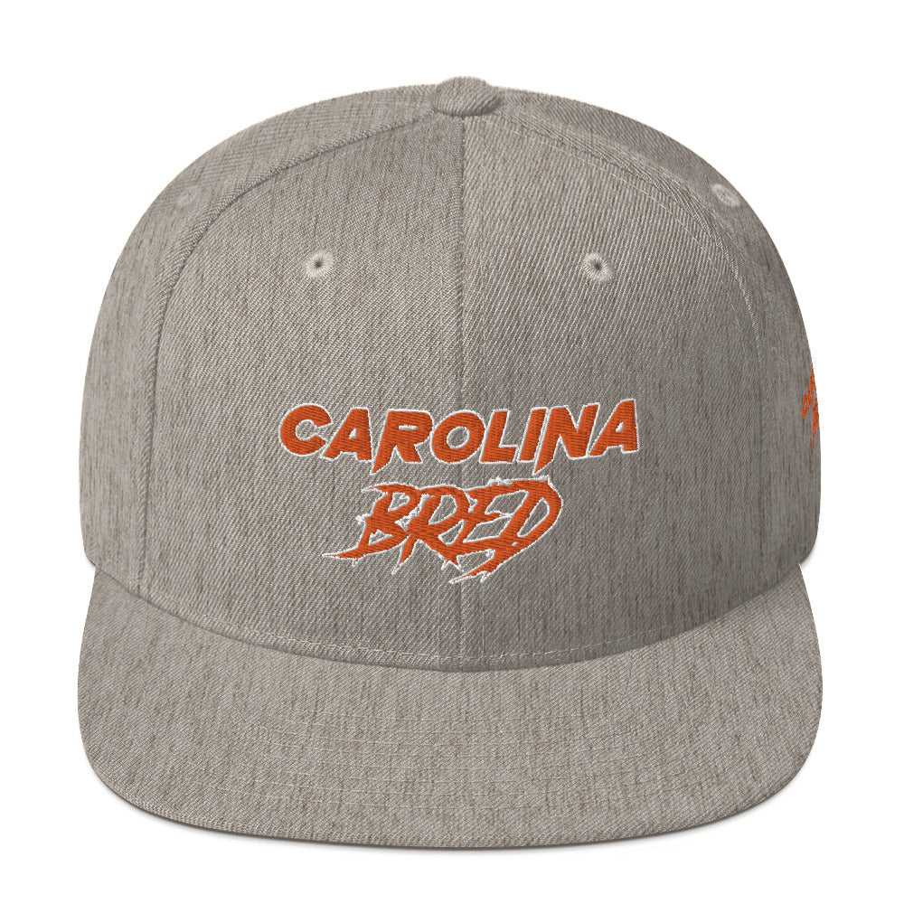 Carolina Bred - Orange Trim Snapback Hat