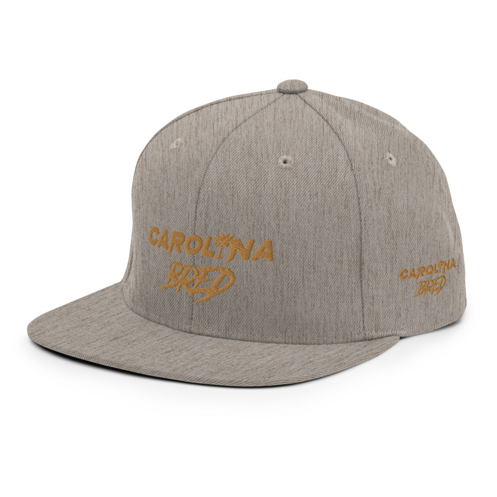 Carolina Bred - Gold Trim Snapback Hat *