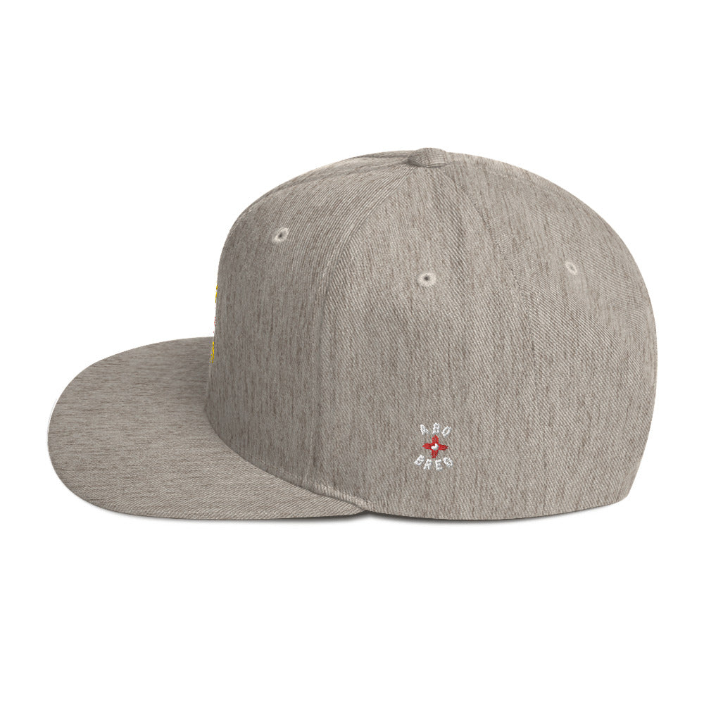 ABQ Bred - Yellow Red Snapback Hat