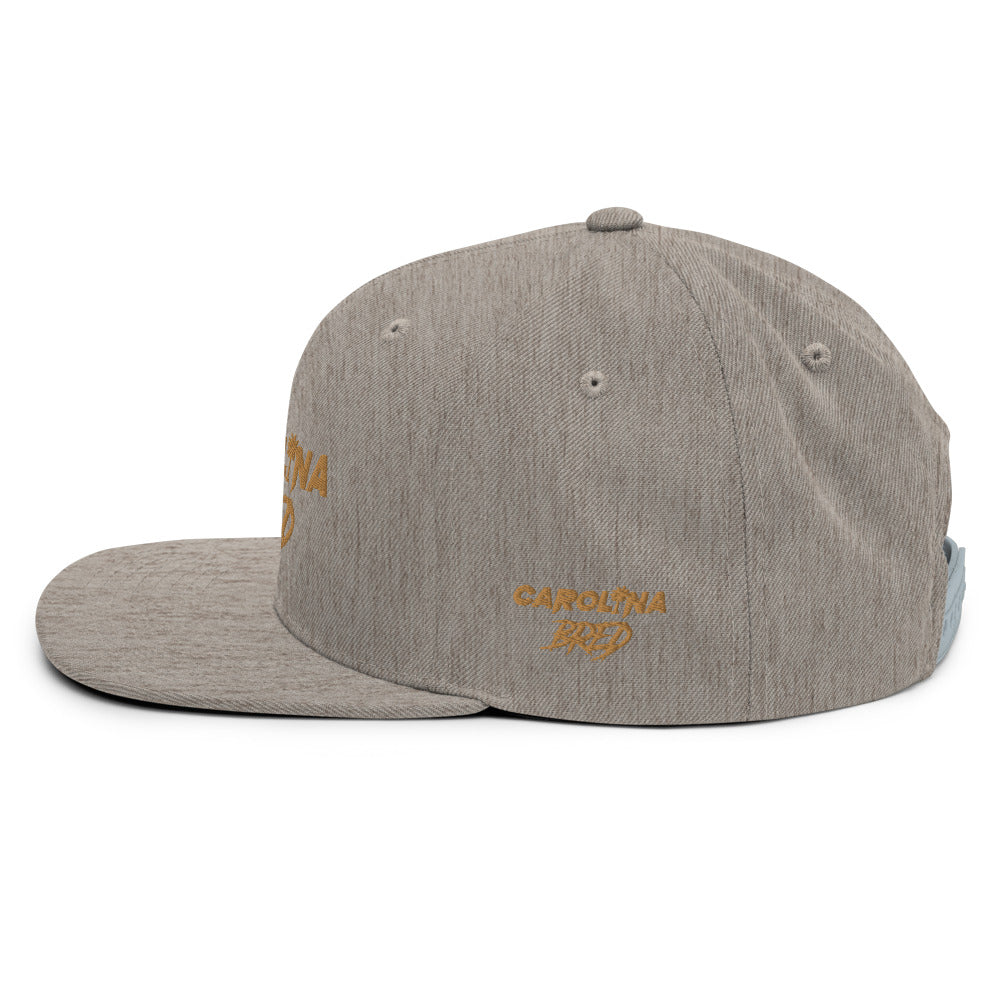 Carolina Bred - Gold Trim Snapback Hat *