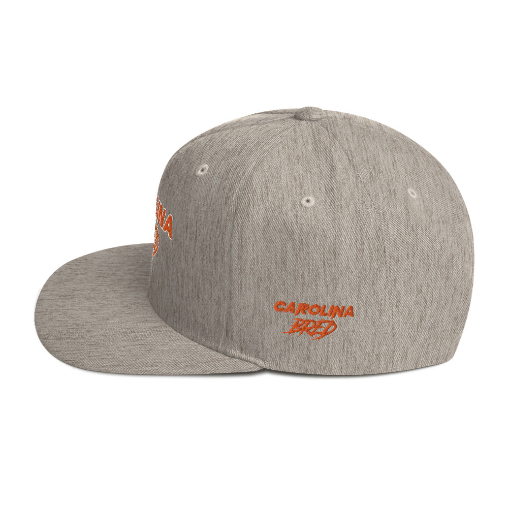 Carolina Bred - Orange Trim Snapback Hat