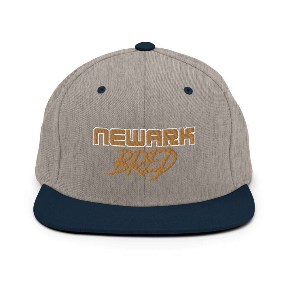 Newark Bred Snapback Hat Gold