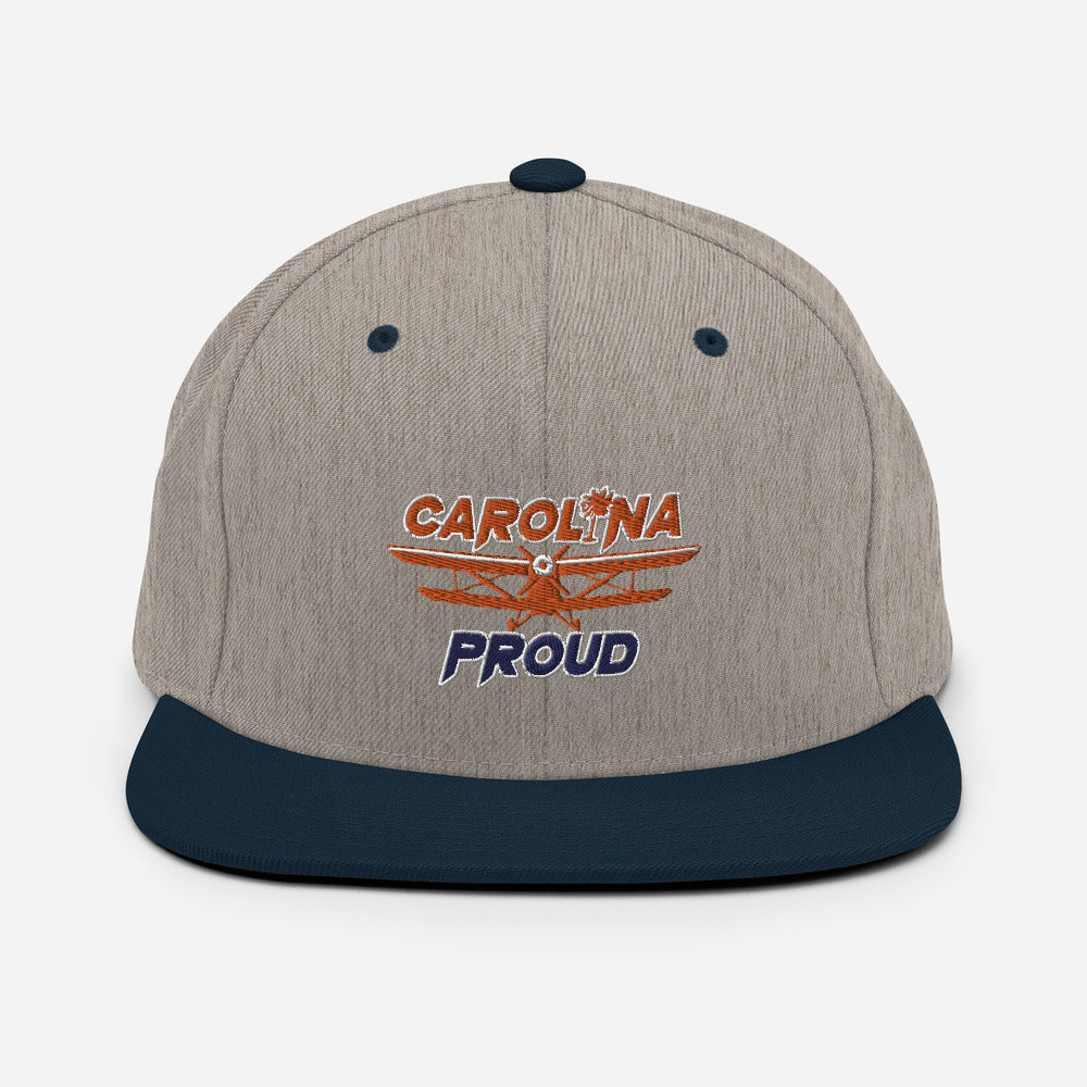 Carolina Proud Orange/Blue Snapback Hat